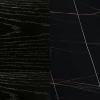 Black Stained Ash/Sahara Noir Marble