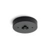 Round, Black Powder Coated