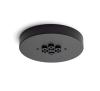 Round, Black Powder Coated