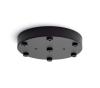 Round, Black Powder Coated