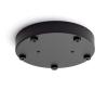 Round, Black Powder Coated