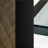 Brushed Bronze - Black Embossed - Bevelled Fumè Glass