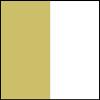 Brushed Brass-White