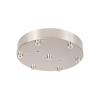 Round, Brushed Nickel