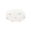 Round, White Powder Coated