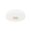 Round, White Powder Coated