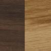 Top in Walnut, Base in Oak with Oil Finish