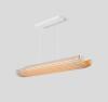 White Washed Oak Shade, White Metal Accents