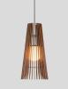 Walnut Shade, Black Metal Accents