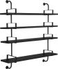 Black Stained Ash Semi Matt Lacquered