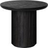 Brown/Black Stained Veneer Oak Lacquered