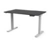 Black Laminate Top with Silver Base