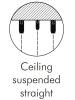 Ceiling Suspended Straight