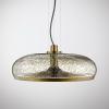 Transparent pulegoso with metal powder inclusion / Vintage Brass 