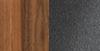 Walnut + Graphite Grey