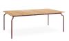 Teak Top / Bordeaux Frame