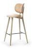 Matt Lacquered Oak Base / Natural Tanned Leather Seat