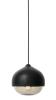 Black Lacquered / Smoked Transparent Glass