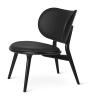 Black Stain Beech - Black Leather Seat