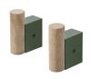 Oak/Dark Green
