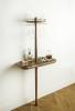 Emperador Marble, Brass and Walnut