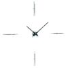 4 Time Signals Chromed and Black Painted, Black Steel Hands