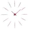 12 Time Signals Chromed and Red Painted, Red Steel Hands