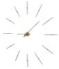 12 Time Signals Polished Brass and Walnut, Walnut Hands (G)