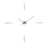 4 Time Signals Chromed and Walnut, Walnut Hands (N)
