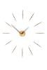 12 Time Signals Polished Brass and Walnut, Walnut Hands