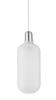 Matt glass with white textile cord and white ceiling canopy