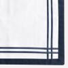 White/Dark Blue