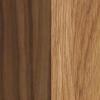 Walnut / Oak treated with dark oil