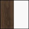 Walnut / White Laminate