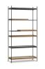 Configuration 20 (Shelves: 2 short and 2 wide walnut+ 2 wide black)