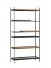 Configuration 18 (Shelves: 1 short and 2 wide walnut+ 1 short and 2 wide black)