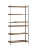 Configuration 17 (Shelves:  2 short walnut + 4 wide walnut)