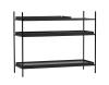 Configuration 2 (Shelves: 1 short black + 2 wide black)