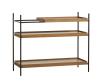 Configuration 5 (Shelves: 1 short walnut + 2 wide walnut)
